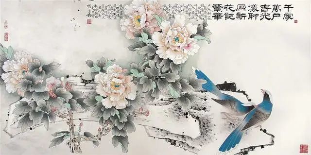 【欣赏】檀东铿工笔花鸟画_腾讯新闻