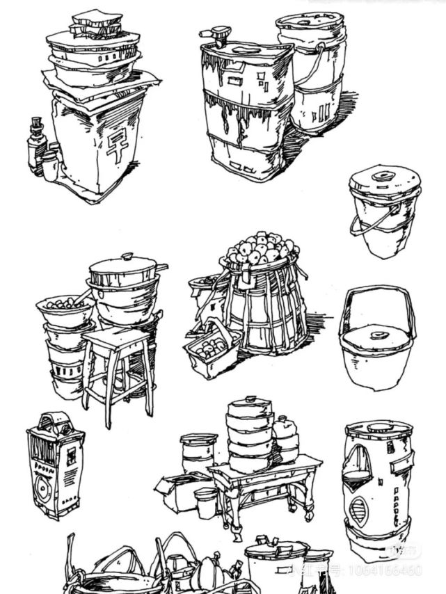 钢笔速写|从基础小物学起
