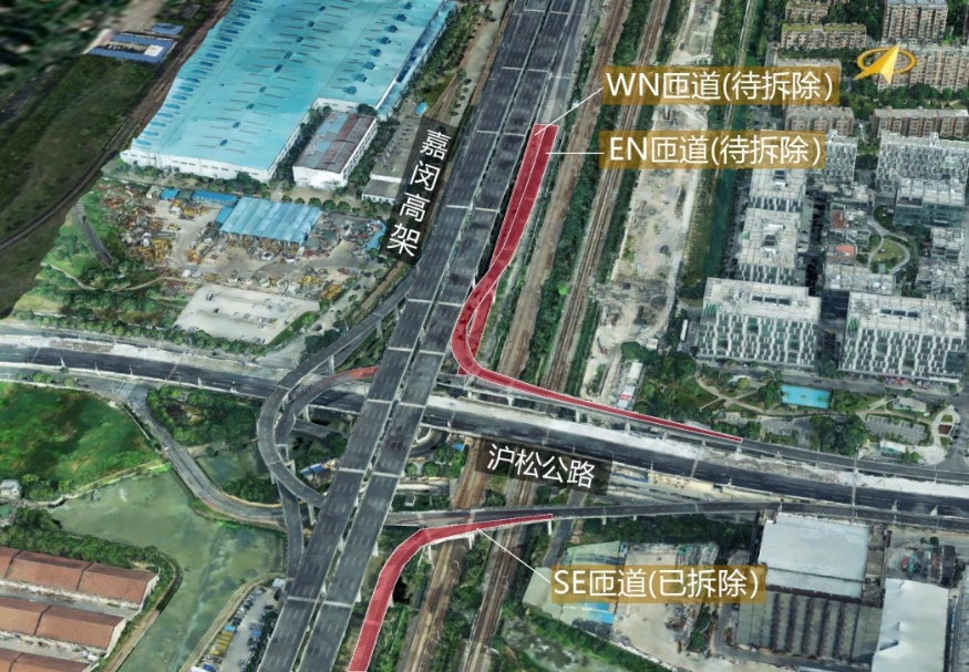 七宝九亭居民,上海嘉闵高架沪松公路立交两匝道封交施工,绕行攻略