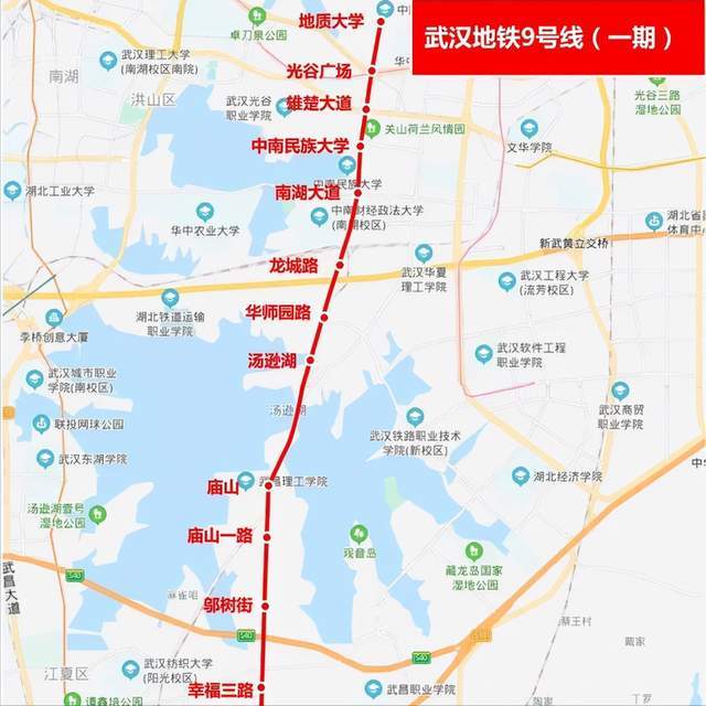 武汉地铁19号线比9号线先落地实施的必然因素,与19号线绝大部分线路