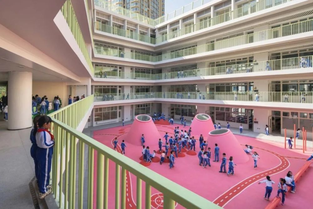 中小学建筑设计:深圳福田新沙小学/案例