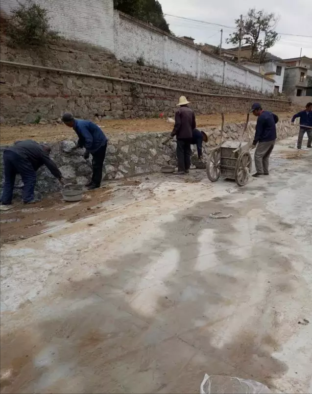 美丽涉县更乐镇进行曲!井关线修道路培路肩!更乐镇建设新农村