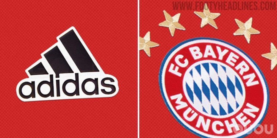 拜仁慕尼黑 22-23 主场球衣将采用全黑的品牌logo