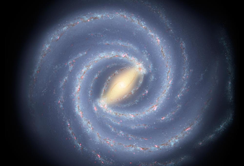 银河系:结构图找到新突破点