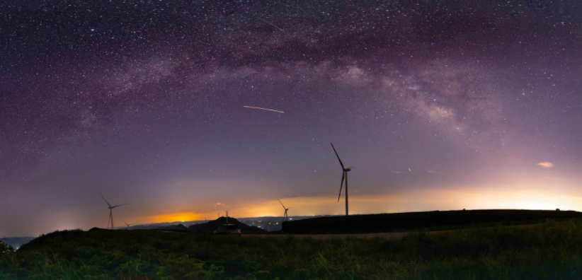 普定普屯坝星空  胡煜摄于2021年8月