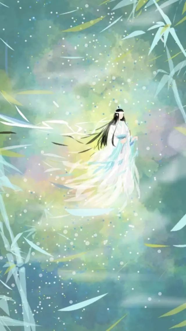 《魔道祖师》全员指绘壁纸,蓝湛仙气飘飘,师姐温柔可亲!
