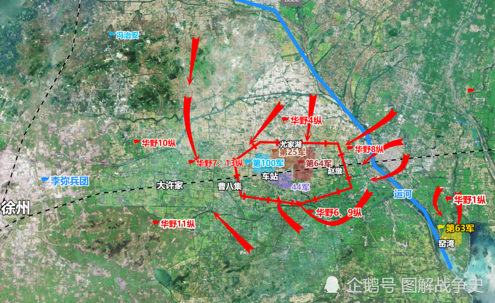 淮海战役黄百韬兵团想溜粟裕命令立即抢占曹八集围歼碾庄的7万大军