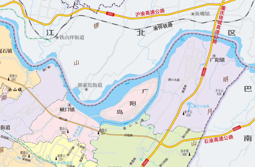 重庆冷知识:南岸区的广阳岛,不属于广阳镇