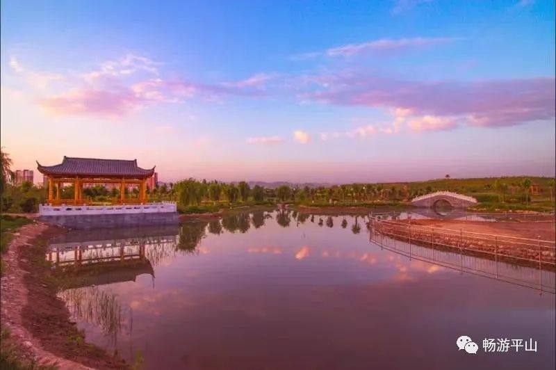 【美丽平山】冶河湿地公园 风景如画