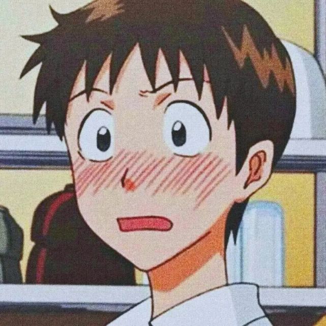 动漫头像:男生害羞头像,一丝脸红胜过一切喜欢