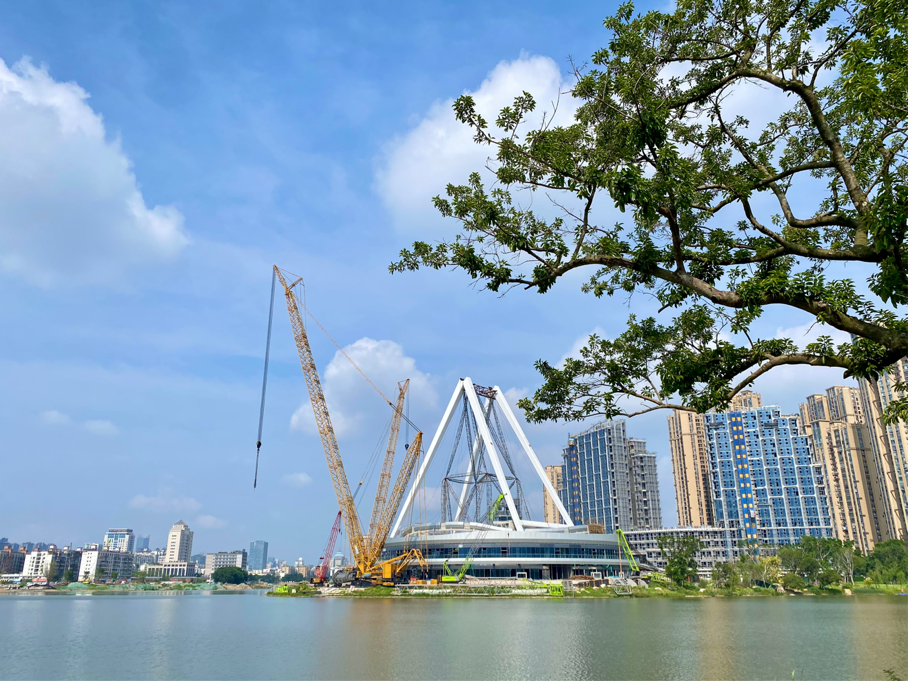 晋安湖在建工程——福建省最大摩天轮