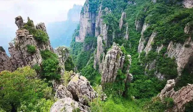 山西晋城陵川县王莽岭景区出现云海景观美不胜收啊