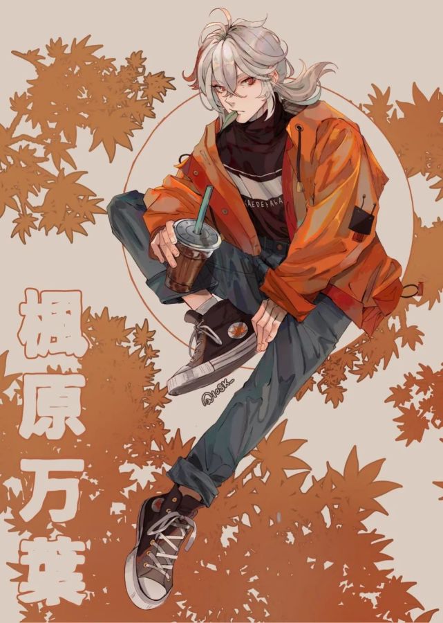 每一张都戳在我的萌点上(动漫男生) 画师:@1o8k