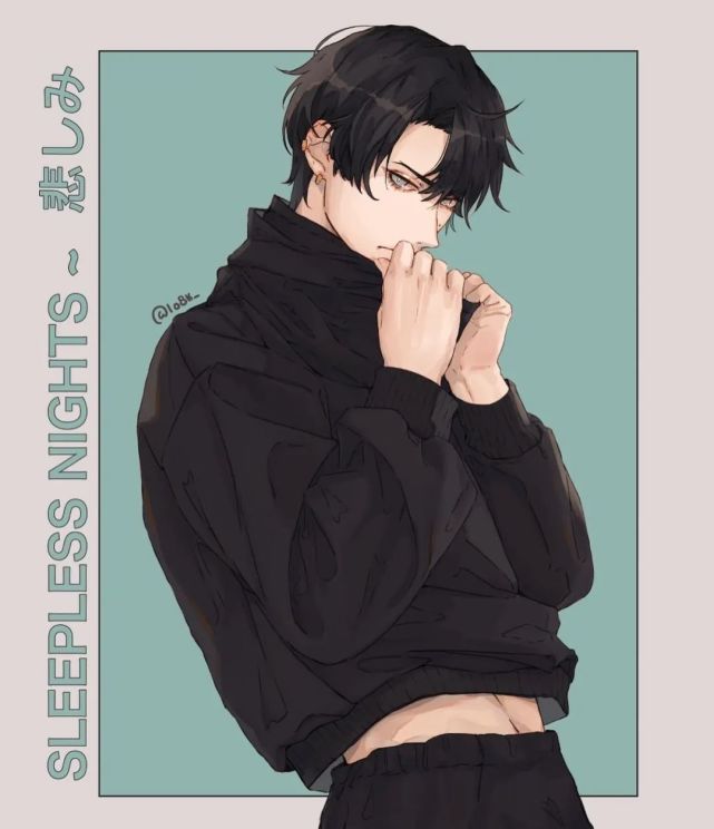 每一张都戳在我的萌点上(动漫男生) 画师:@1o8k