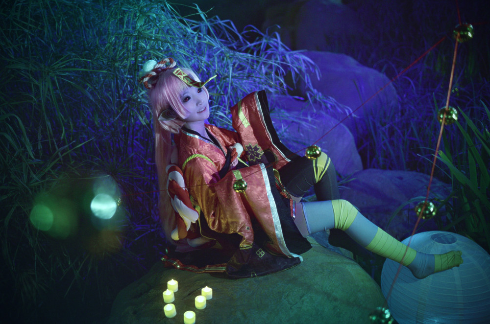 阴阳师手游跳跳妹妹cosplay