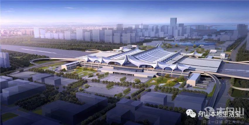 舟山高铁站效果图出炉