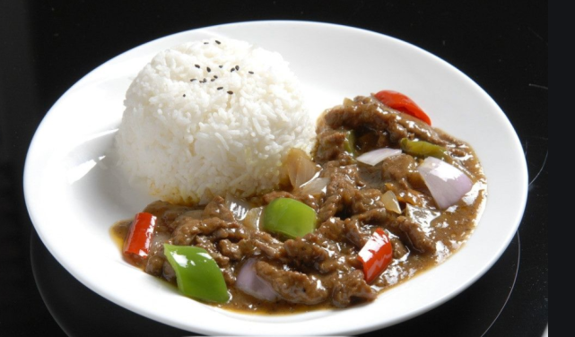 米饭的n种做法—第228课:黑椒牛肉盖浇饭