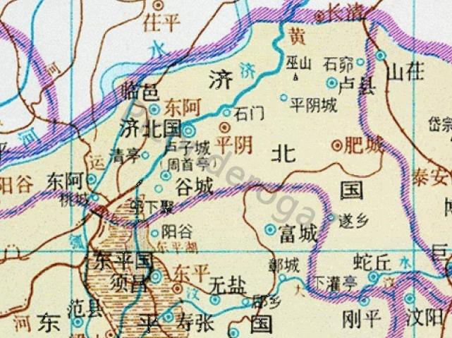 济北国,西晋建立后,司马炎封荀勖为济北郡公.