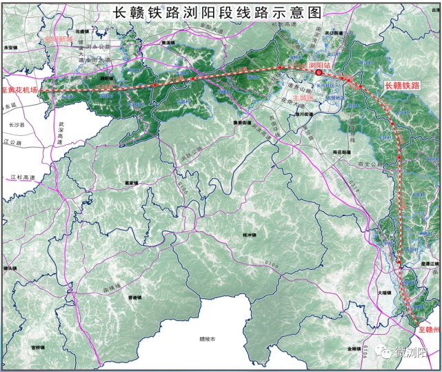 经平远县,梅县区,梅江区引入既有漳龙铁路梅州站