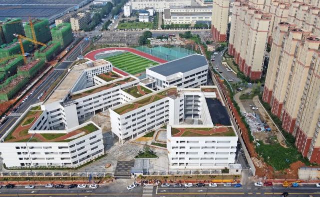 九江这所新学校已建成,速看现场图|八里湖新区|九江|小学|兴城|九年