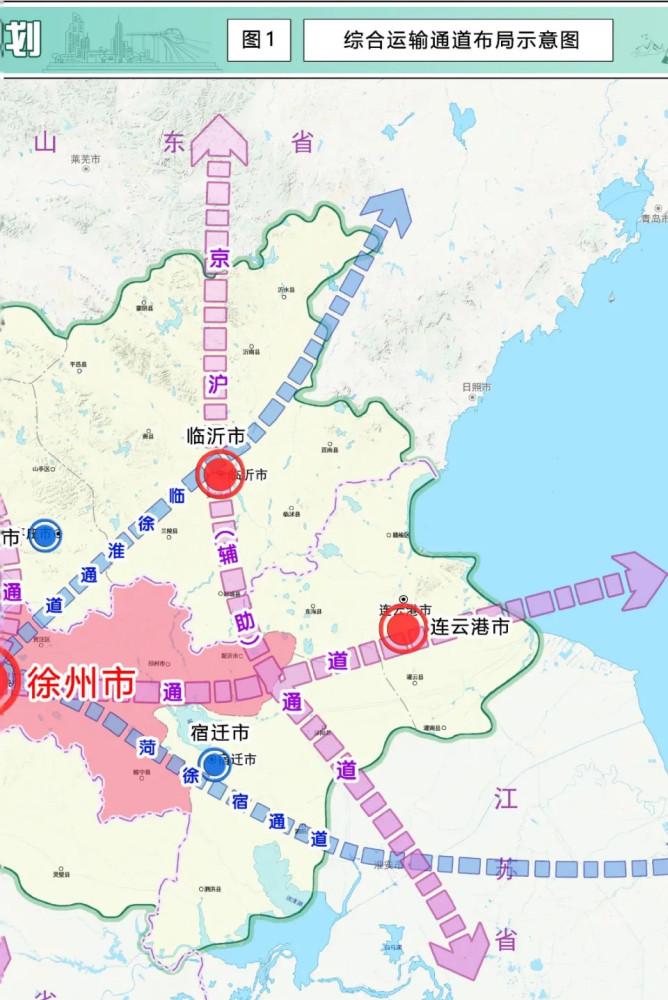 徐州十四五铁路规划明确,京沪辅助通道的走向是新沂至