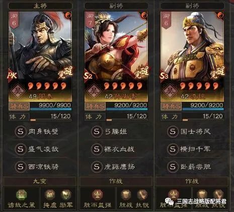 三国志战略版s6s9五大最强共存队15种t1t0阵容搭配