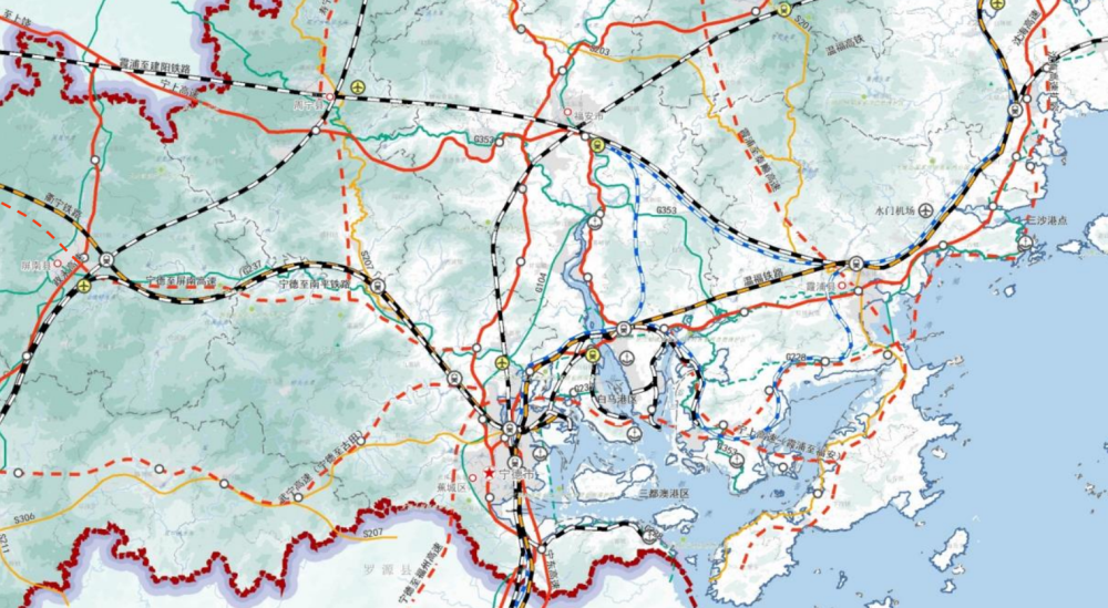 宁德国土空间总体规划出炉霞浦丢失温福高铁但要新建一条铁路