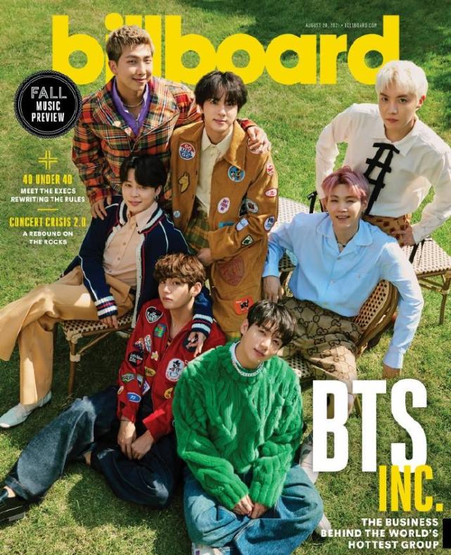 bts防弹少年团登上本周《billboard》杂志封面及写真美图大赏
