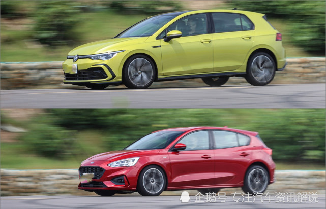 对比试驾福克斯st-line lommel与大众golf r-line差距