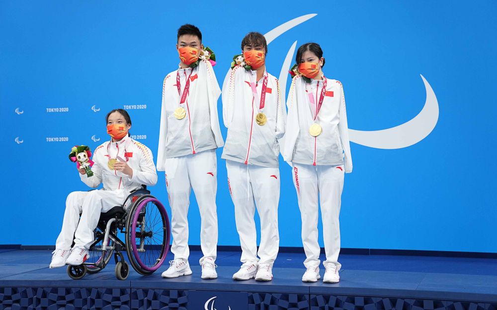 再夺3金,中国队升至东京残奥会奖牌榜首位