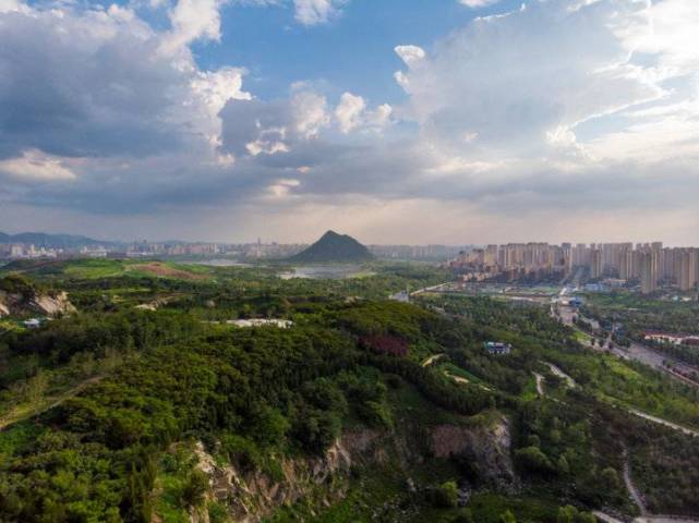 昔日矿区变身山体公园,来卧牛山看鹊华烟雨