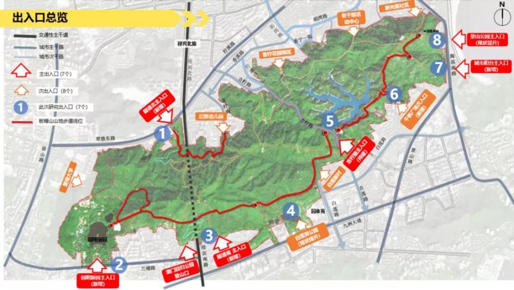 未来以圆明新园,景山道,白莲洞公园及城市阳台为核心,组成的珠海城市