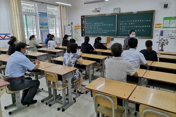 济南高新区小杜家小学开展开学防疫演练