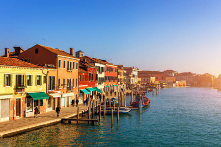 意大利威尼斯小镇静谧迷人风光绝美的异国小镇