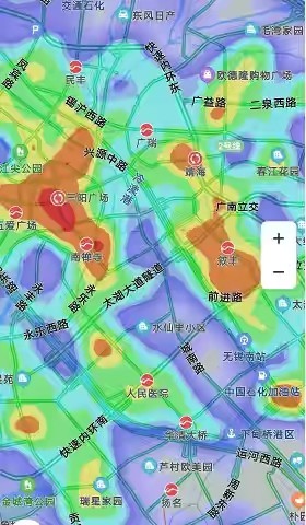 最准的锡城人口热力图—有钱人住的地方不挤