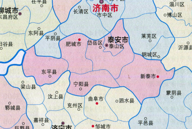 泰安各区县人口一览:肥城市89.41万,泰山区87.94万