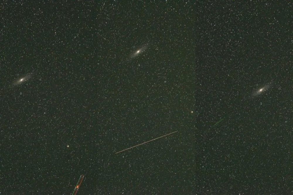飞越仙女座星系m31