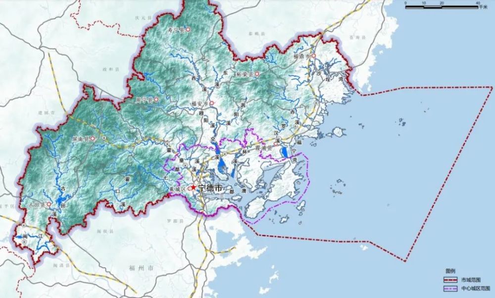 涉及3个区县纳入19个乡镇宁德市中心城区最新规划出炉有你老家吗