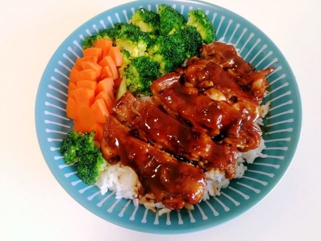 照烧鸡腿饭,美味下饭,好吃健康