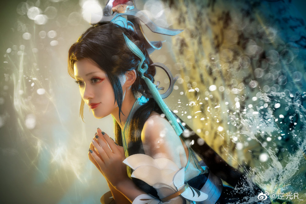 王者荣耀大乔白鹤梁神女cos