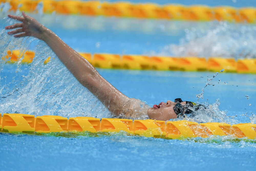 (东京残奥会)游泳——中国选手包揽女子100米仰泳s11级奖牌