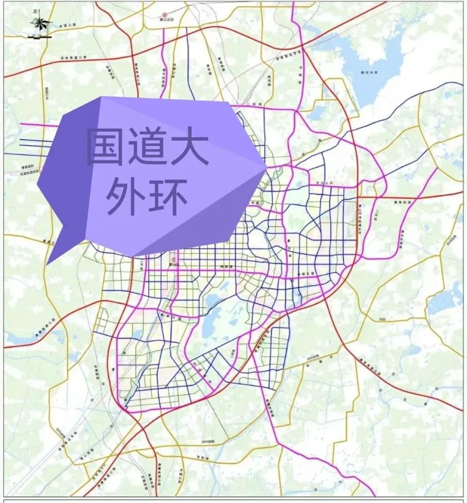 唐山要有双大外环,你知道在哪吗?来具体看看路线,值得期待