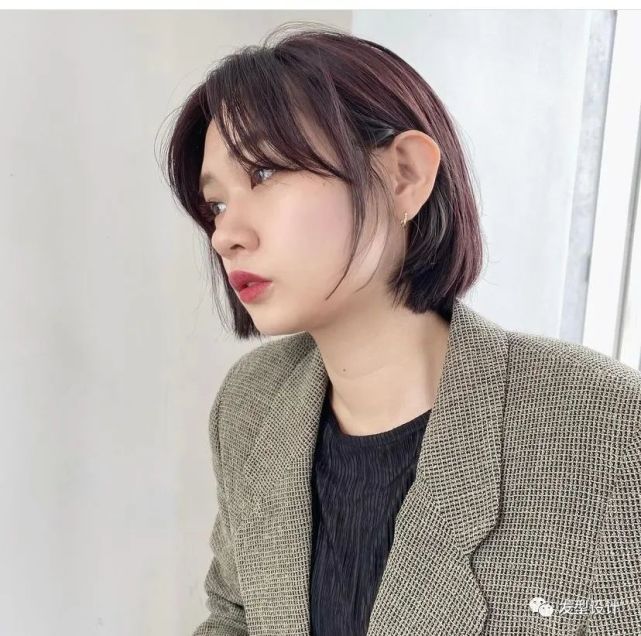 温柔的齐下巴短发