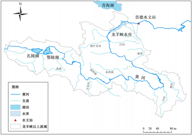 扎陵湖区位图黄河上游是黄河土著鱼类的主要分布区,仅青海省境内就有