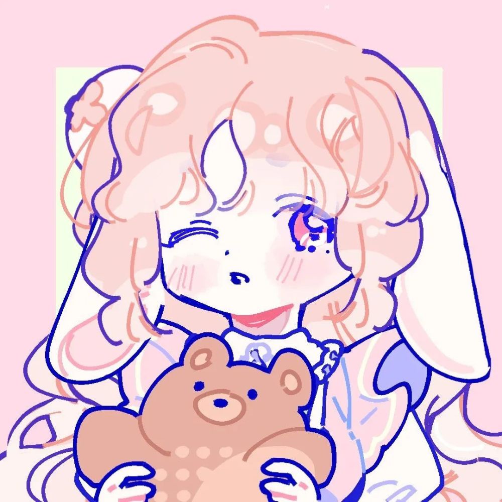 《动漫头像》第83期:乖乖可爱小女孩头像,好像快开学了欧