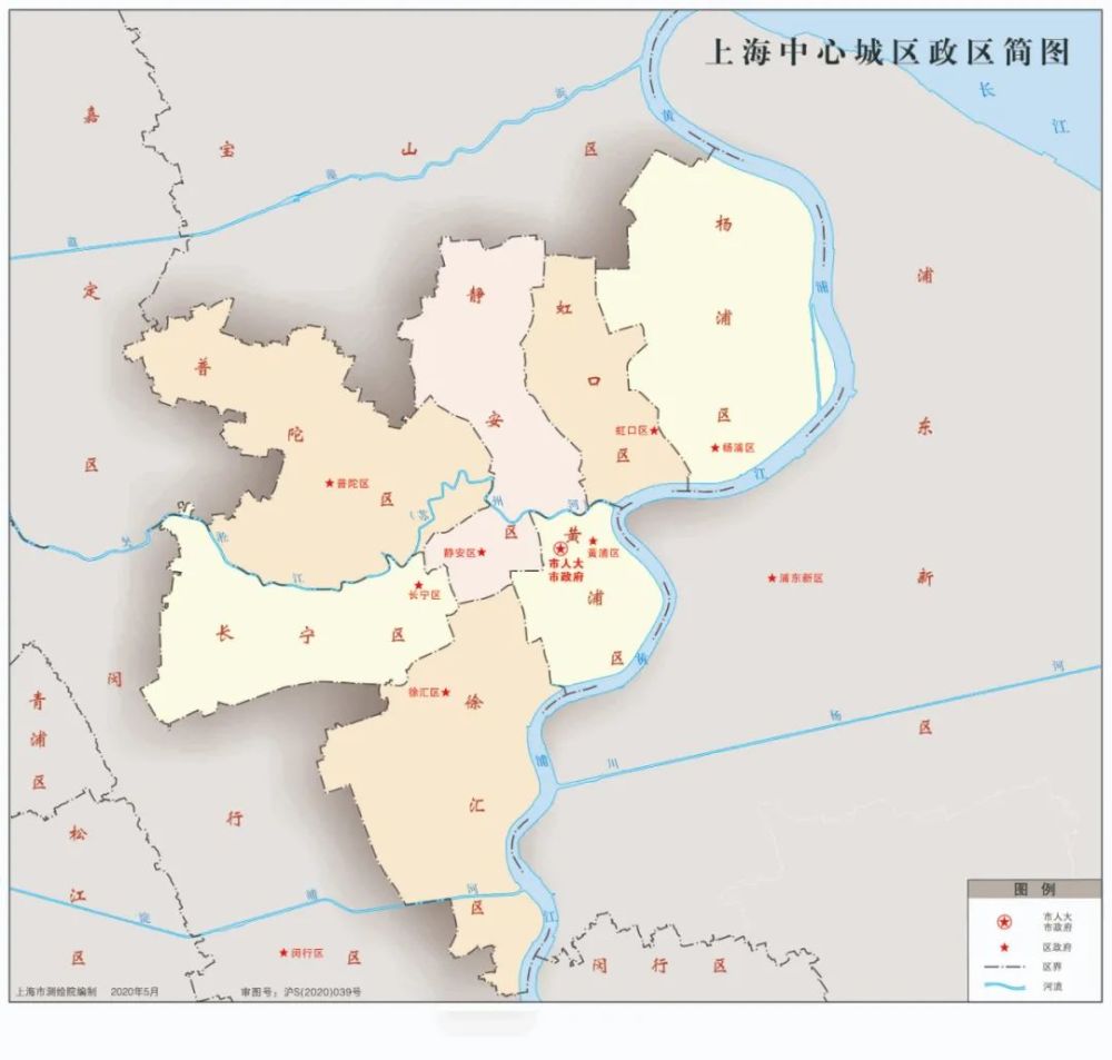 一条马路分开两个区!上海中心城区间的这些"界线",你都知道吗?