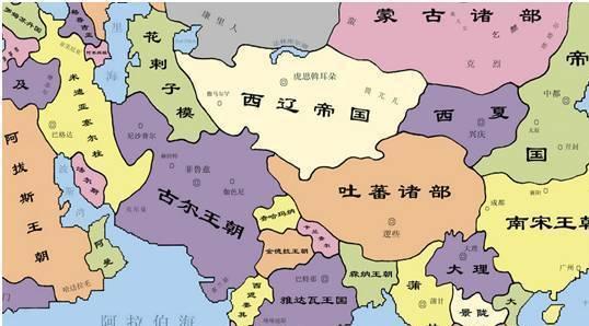 1220年,蒙古人西征,灭花剌子模.