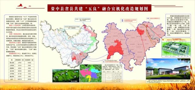 又一全省"首个"试点项目落地资中,先期规划涉及这6个镇