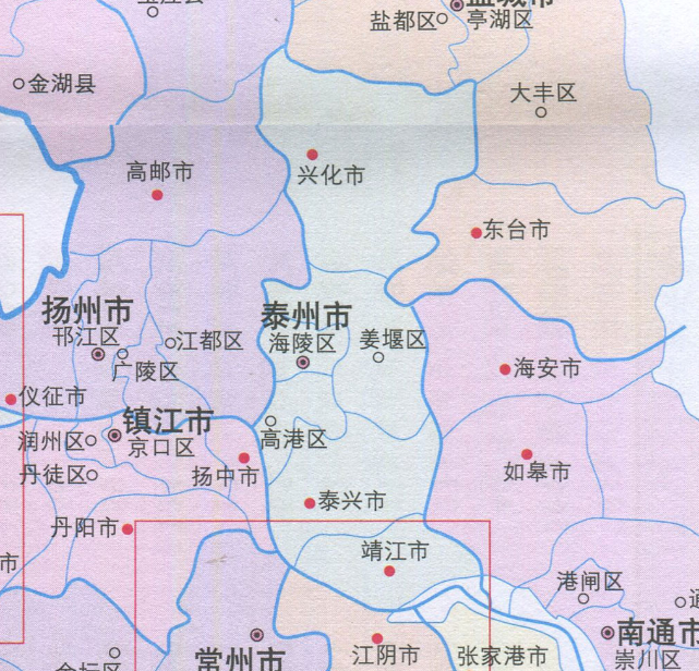 泰州各区县人口一览姜堰区6684万靖江市6634万