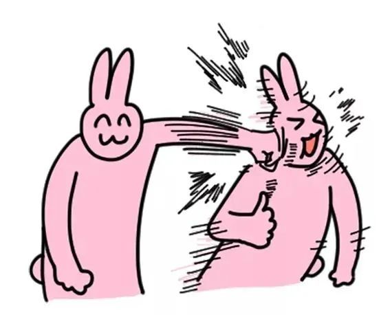 粉色兔子沙雕魔性表情包